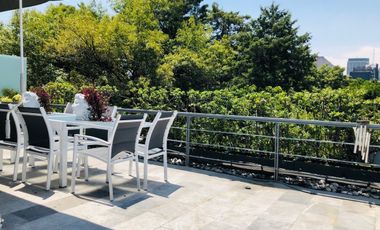 Departamento Penthouse con Terraza en Renta en Polanco