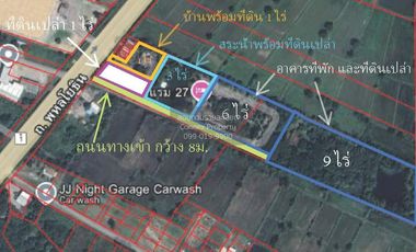 For Sale 32-room resort on 15 rai , Wang Khon Khwang , Khok Samrong , Lop Buri , CX-133068