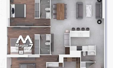 RENTA DEPARTAMENTO VALLE REAL ALADA