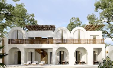 Venta de Villas 3 habitaciones, amplias con alberca en Tulum.