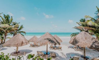 Venta de Villas 3 habitaciones, amplias con alberca en Tulum.