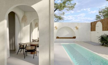 Venta de Villas 3 habitaciones, amplias con alberca en Tulum.