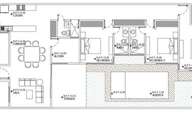 Venta Casa en Conkal al norte de Merida de una planta, en privada.