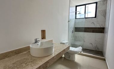 Venta Casa en Conkal al norte de Merida de una planta, en privada.