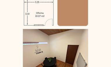 Renta de oficinas acondicionadas en Morillotla