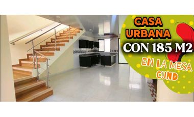 Hermosa casa urbana de 185 M2 en 530 mill negociables en #lamesacund
