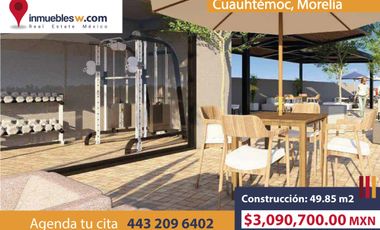 DEPARTAMENTO EN VENTA EN CUAUHTEMOC, MORELIA