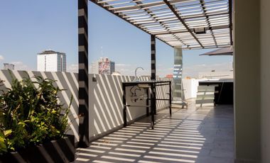 PH con Terraza Privada, Amueblado y Equipado, Roma Norte