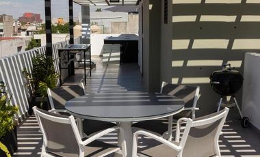 PH con Terraza Privada, Amueblado y Equipado, Roma Norte