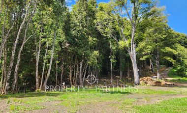 17,5 Hectáreas, con borde turquesa en Lago Caburga