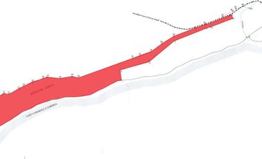 17,5 Hectáreas, con borde turquesa en Lago Caburga