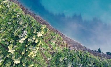 17,5 Hectáreas, con borde turquesa en Lago Caburga