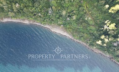 17,5 Hectáreas, con borde turquesa en Lago Caburga