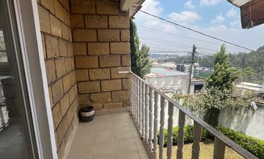 SE RENTA CASA EN ZENTLAPATL, CUAJIMALPA