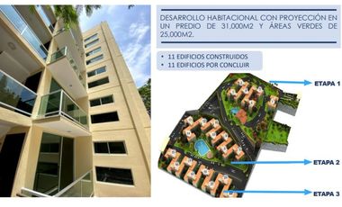 En venta departamento NUEVO equipado en Jiutepec CON ALBERCA