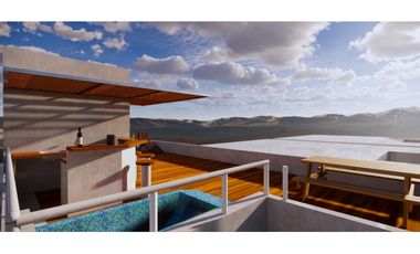 Departamento en  venta en Teques con alberca a 5 min del lago