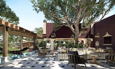 Villa en venta por fracción dentro de hacienda en Xmatkuil