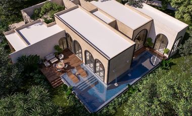 Villa en venta por fracción dentro de hacienda en Xmatkuil