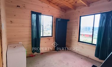 ¡Oportunidad! Parcela y Casa en Construcción en Panguipulli  vista Volcán