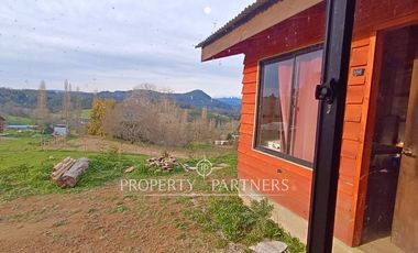 ¡Oportunidad! Parcela y Casa en Construcción en Panguipulli  vista Volcán