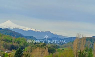 ¡Oportunidad! Parcela y Casa en Construcción en Panguipulli  vista Volcán