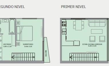 Venta PH 2 ambientes con cochera en Olivos