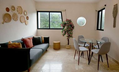 DEPARTAMENTO MODERNO CON ALBERCA PRIVADA Y EXCLUSIVO DISEÑO.