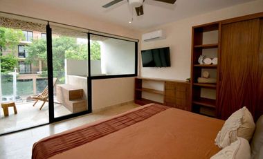 DEPARTAMENTO MODERNO CON ALBERCA PRIVADA Y EXCLUSIVO DISEÑO.