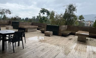 Renta Departamento con terraza, Stampa , Santa fe