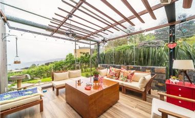 Venta casa campestre Bogotá calera lujo vista panorámica no peaje luxury vista al lago arboles valorizacion oportinidad