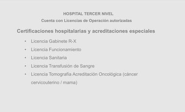 Hospital en venta en Cuernavaca Morelos