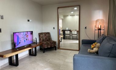 Renta Departamento AMUEBLADO en Planta Alta, Real Vallarta , Zapopan, Jalisco