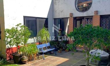 San Andres Totoltepec. Bella propiedad colonial en una planta, amplio jardin.