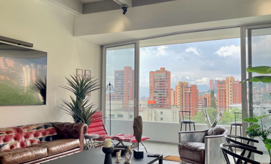 Renta amoblado apartamento en El Poblado cerca a la milla de oro