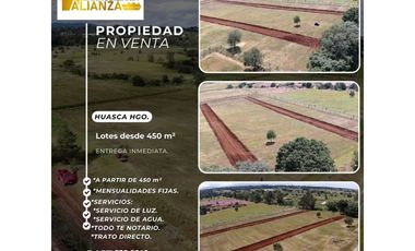 Venta de Lotes en Huasca de Ocampo