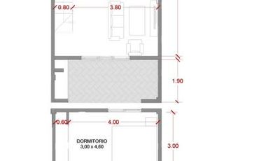 PH 3 ambientes con balcon aterrazado en  La Lucila del Mar con vista al mar