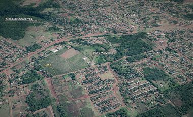 Venta Terreno 393,92m2, Aristóbulo del Valle, Misiones