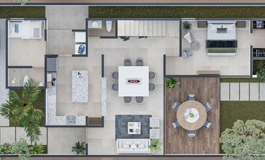 Residencia nueva dentro de privada