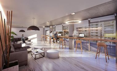 2 ambientes en palermo en venta, Inversión, Rooftop, SUM con parrilla, piscina con solarium, bicicletero, Balcón