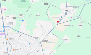 Terreno en Renta en Entrada a Conkal sobre Avenida