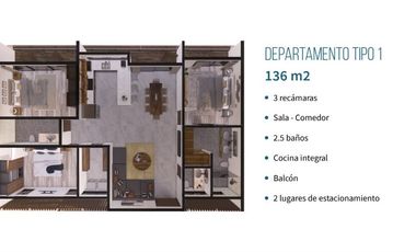 PREVENTA Desarrollo de Tres Torres de Departamentos en Jilotzingo