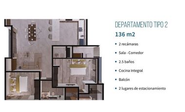 PREVENTA Desarrollo de Tres Torres de Departamentos en Jilotzingo