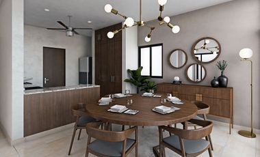 Venta Casa en Conkal en privada con recámara en PB, al norte de Merida