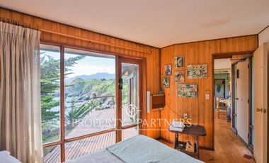 Exclusiva Parcela Frente al Mar con Playa Privada y Bahía Cristalina en Bahía Azul de Los Vilos.