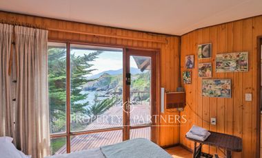 Exclusiva Parcela Frente al Mar con Playa Privada y Bahía Cristalina en Bahía Azul de Los Vilos.