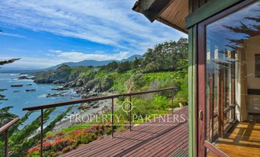 Exclusiva Parcela Frente al Mar con Playa Privada y Bahía Cristalina en Bahía Azul de Los Vilos.