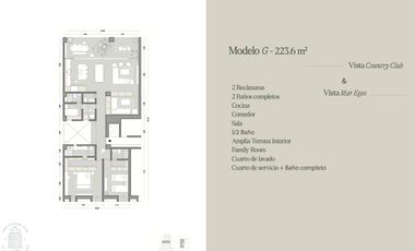 Increíble Departamento en el Country Club