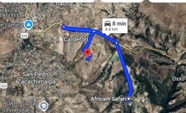 Venta Terreno en Calderon - a 10 min de CU2 y Africam Safari
