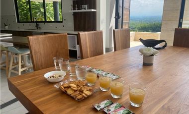 VENTA DE EXCLUSIVA CASA CAMPESTRE VIA A PUEBLO TAPAO QUINDO