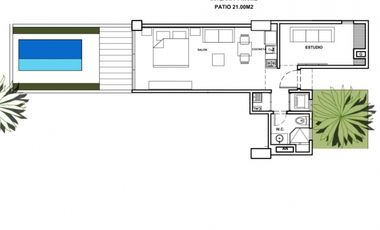 SE VENDE CESIÓN LOFT CON PISCINA EN MORROS KAI!